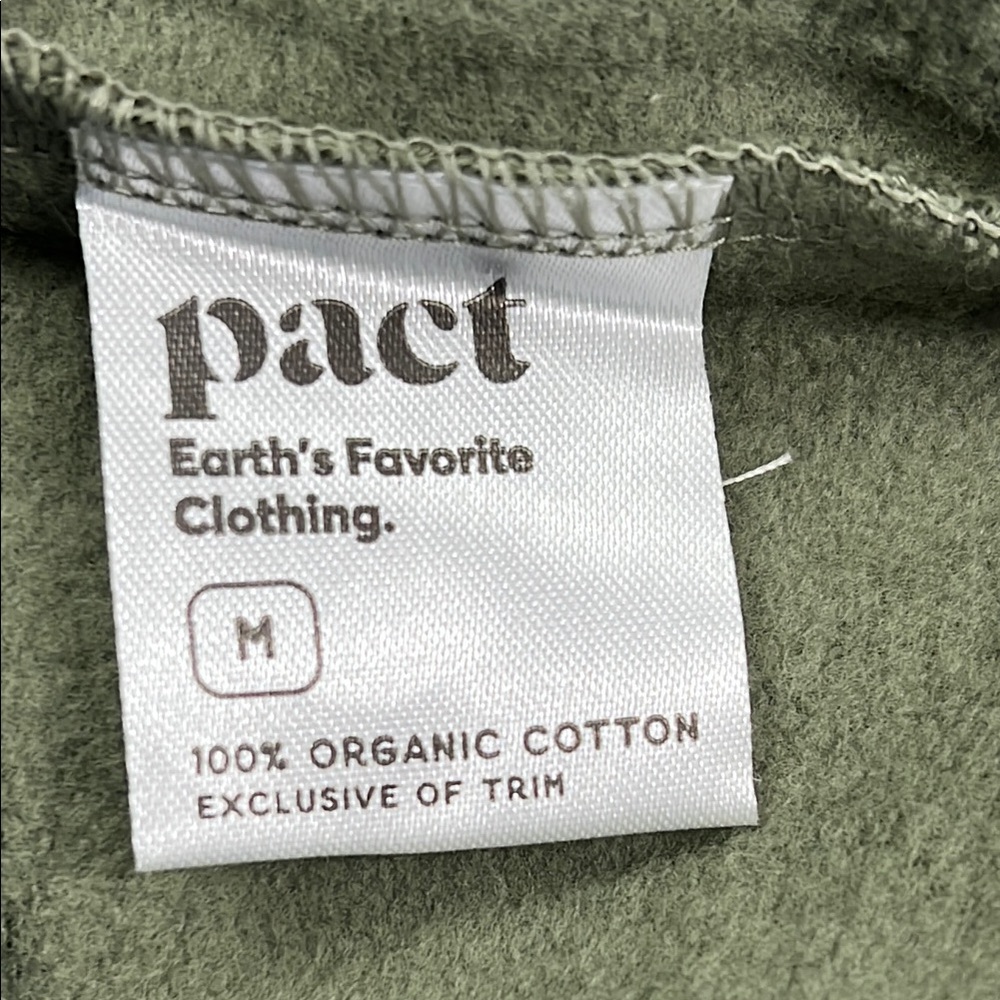 NEW PACT M‎ 100% Organic Cotton Unisex One For All Pullover Caper Hoodie - Picture 7 of 12